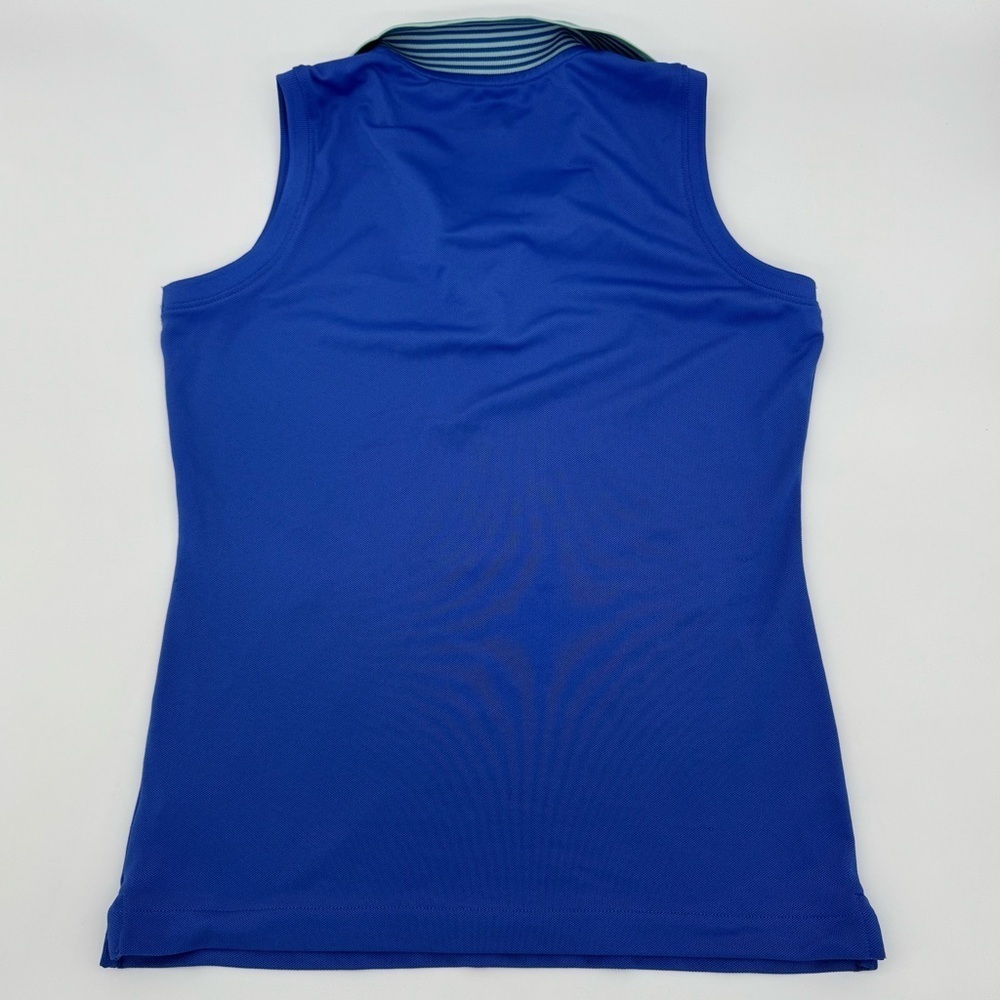 Vineyard Vines Women’s XS Blue Sleeveless Golf Tennis Polo Whale Logo - Picture 3 of 5